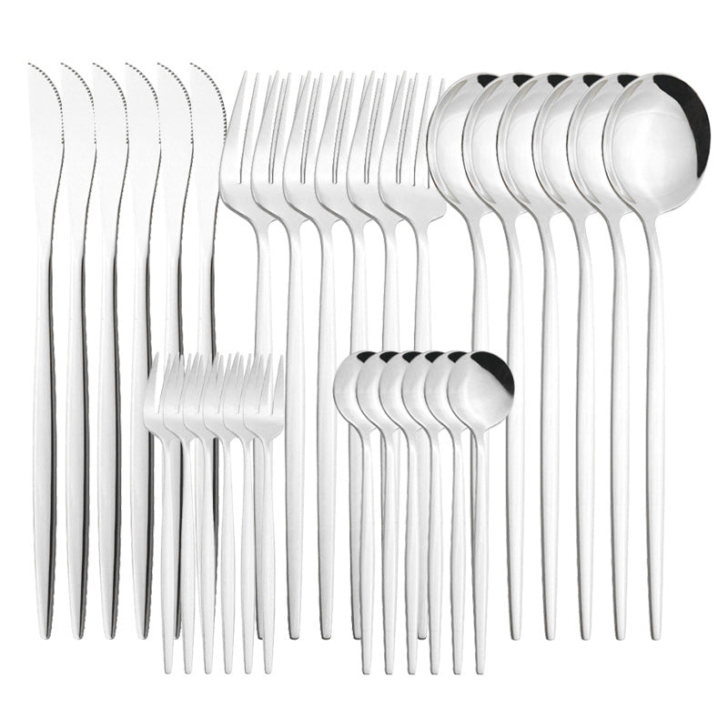 Stainless Steel Creative Cutlery Set Coffee Spoon Fruit Cake Fork