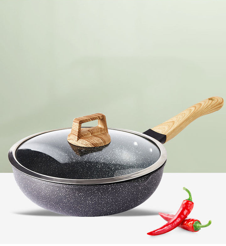 Non-stick Wok Gas Stove And Induction Cooker Universal