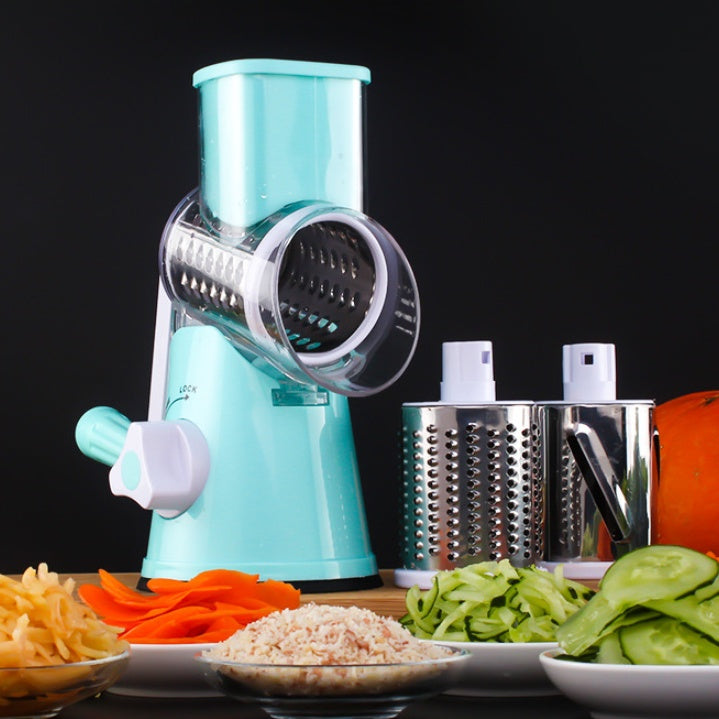 Multifunctional Round Mandoline Vegetable And Cheese Slicer