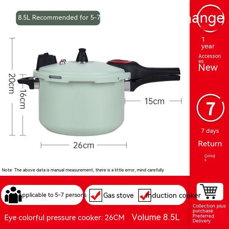 High Pressure Gas Stove Compatible Explosion Proof Pressure Cooker