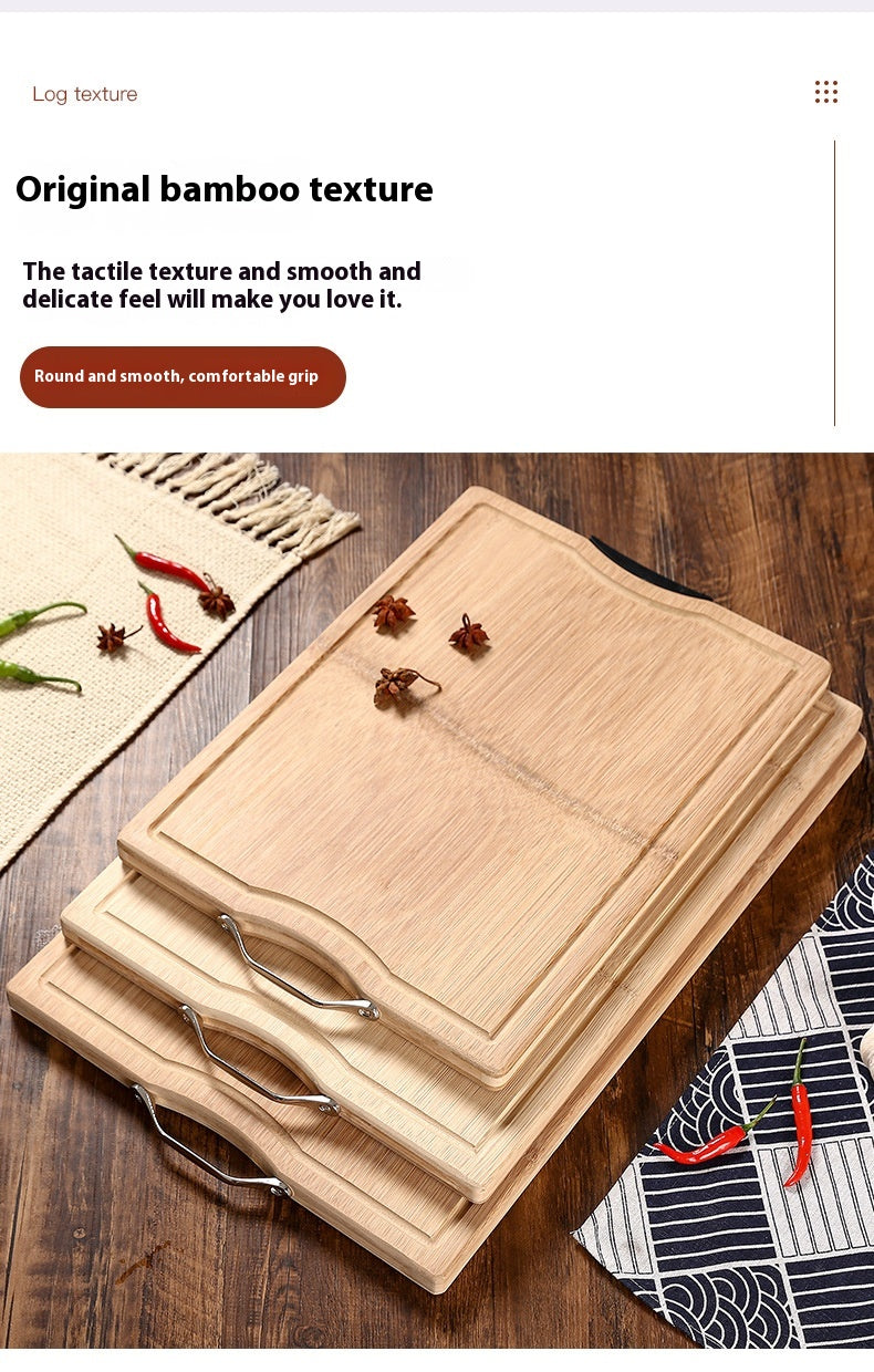 Household Whole-bamboo Chopping Block Cutting Board